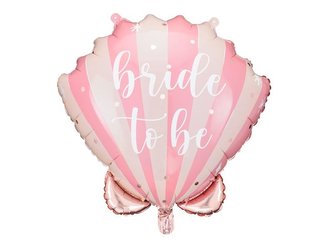 Foliový balonek mořská mušle - Bride to Be 52 x 50 cm