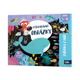 Kvído - Vyškrabávací obrázky - Zvířátka z moře