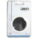 Sada těsnění Bialetti pro nerezové moka konvice - 1 těsnění + 1 sítko, na 10 šálků