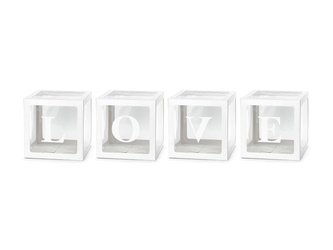 Krabice na balónky Love - 4 x 30 cm