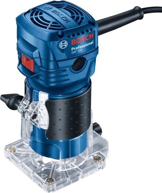 BOSCH GKF 550, ohraňovací frézka, 550 W, 33.000 ot/min, 6 mm BOSCH GKF 550, ohraňovací frézka, 550 W, 33.000 ot/min, 6 mm