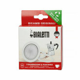 Sada těsnění Bialetti pro hliníkové moka konvice - 3 těsnění + 1 sítko, na 12 šálků
