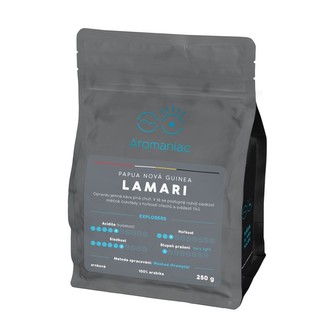 Káva Aromaniac Papua Nová Guinea Lamari - mletá, 250 g
