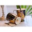 HOME ELEMENTS 2x 280 ml hrnek se lžičkou - Klimt Polibek černý