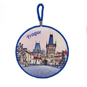 GIFTY CITY Dekorace na provázku 17*24,5, Praha