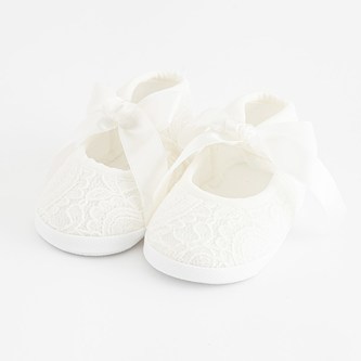 Kojenecké krajkové capáčky New Baby béžová 0-3 m - velikost 0-3 m