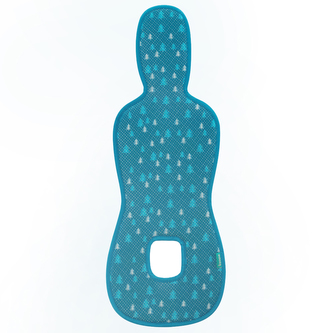 Prodyšná podložka do autosedačky Breeze sk. 0+, Blue Forest