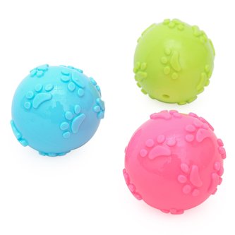 Reedog Fantastic pískací, gumový míček, 6 cm-Modrá