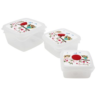 BAMA Sada dóz na potraviny FRESKA FANTASY, sovičky