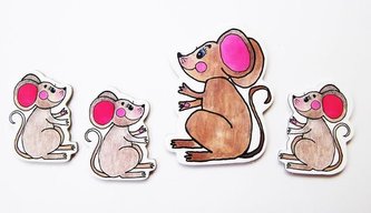 MARIONETINO Myší rodinka