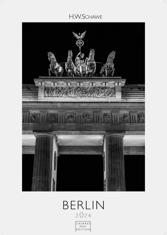 Berlin schwarz-weiss 2024 L 59x42cm