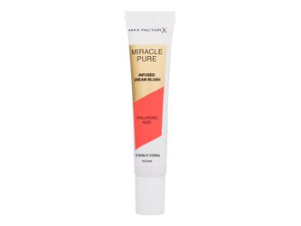 Max Factor Miracle Pure Tvářenka Infused Cream Blush 15 ml 02 Sunlit Coral pro ženy