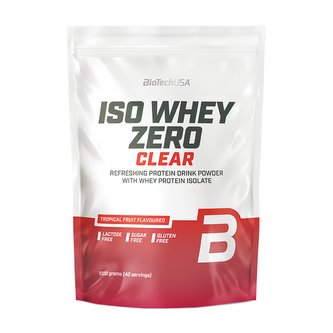 BioTech Iso Whey Zero Clear 1000 g tropical fruit (tropické ovoce)