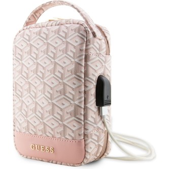 Guess PU G Cube Travel Universal Bag růžové