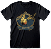Pánské tričko Harry Potter|Hogwarts Legacy: Snitch Bird (L) černá bavlna