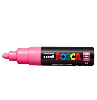 Akrylový popisovač "Posca PC-7M", růžová, 4,5-5,5 mm, UNI Akrylový popisovač "Posca PC-7M", růžová, 4,5-5,5 mm, UNI