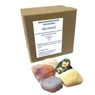 Nandi Drahokamová sada do koupele Relaxace 100 g