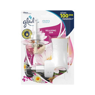 Glade Electric Scented Oil Relaxing Zen elektrický osvěžovač vzduchu strojek + náplň 20 ml