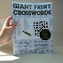 Giant print crosswords