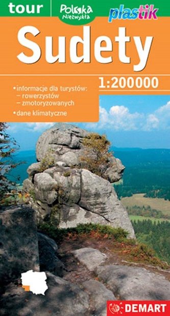 Mapa - Sudety 1:200 000