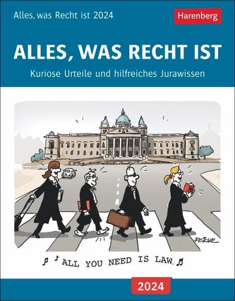 Alles, was Recht ist Tagesabreißkalender 2024