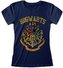 Dámské tričko Harry Potter: Hogwarts Faded (L) modrá bavlna