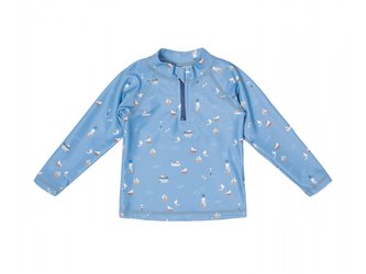 Plavecké tričko dlouhý rukáv Námořnický záliv Dark Blue 98/104