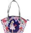 Curved Shopper Bag - Midnight Garden