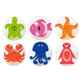 Razítka Mořští živočichové 6 kusů