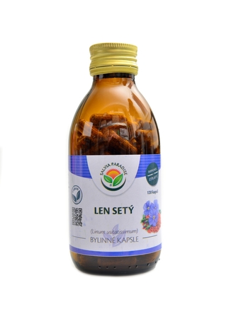 Salvia paradise - Lněné semínko 120 kapslí Linum usitatissimum