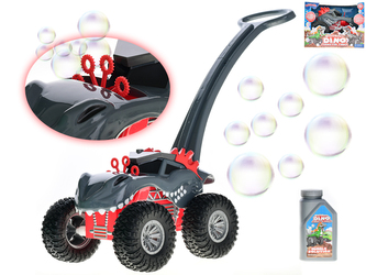 Auto dinosaurus monster truck 30cm s bublifukovačem na baterie s náplní 350ml v krabičce Auto dinosaurus monster truck 30cm s bublifukovačem na baterie s náplní 350ml v krabičce