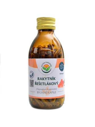 Salvia paradise - Rakytník řešetlákový 120 kapslí Hippophae rhamnoides