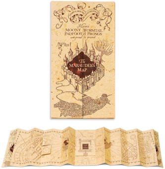 Papírová mapa Harry Potter: Pobertův plánek (175 x 39 cm) Papírová mapa Harry Potter: Pobertův plánek (175 x 39 cm)