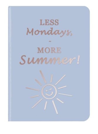 Zápisník Midi Flexi GlamLine LESS MONDAYS (12 x 17 cm)