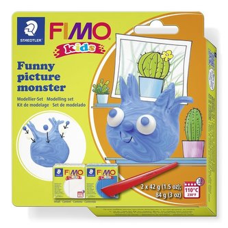 FIMO sada kids Funny - Modrá příšera