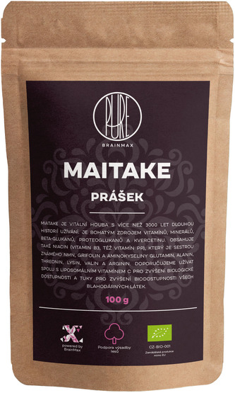 BrainMax Pure Maitake prášek BIO, 100g