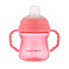 Canpol babies Hrneček se silikonovým pítkem FirstCup 150ml růžový