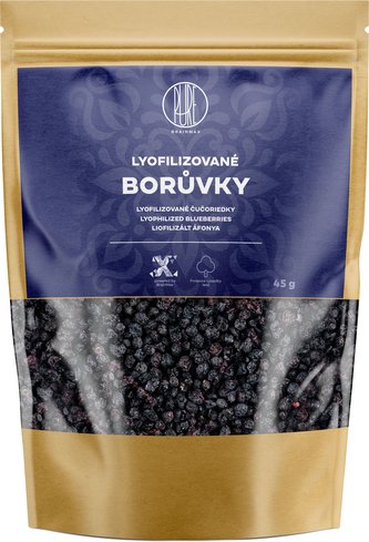 BrainMax Pure Lyofilizované borůvky BIO, 45 g BrainMax Pure Lyofilizované borůvky BIO, 45 g