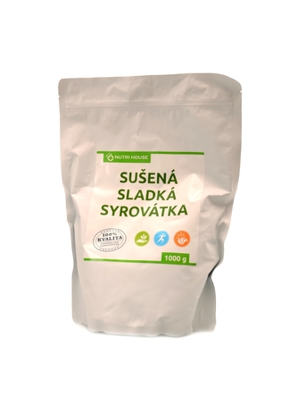 Nutrihouse - Sušená sladká syrovátka 1 kg sáček Nutrihouse - Sušená sladká syrovátka 1 kg sáček