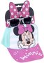 Dětská kšiltovka se slunečními brýlemi Disney|Minnie Mouse: Úsměv (obvod 53 cm) tyrkysová polyester