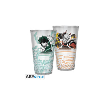 Sklenice My Hero Academia - Izuku & Bakugo 400 ml Sklenice My Hero Academia - Izuku & Bakugo 400 ml