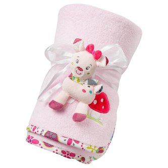 Kocyk z maskotką Jelonek