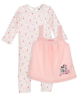 KOMPLET ŠATIČKY A OVERAL MINNIE baby - velikost 18 m.