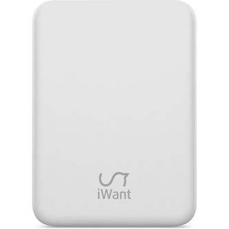 iWant MagSafe powerbanka 4200 mAh světle šedá