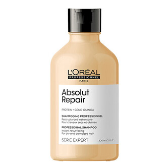 L´Oréal Professionnel Regenerační šampon pro velmi poškozené vlasy Serie Expert Absolut Repair Gold Quinoa + Protein (Instant Resurfacing Shampoo) Objem 500 ml woman