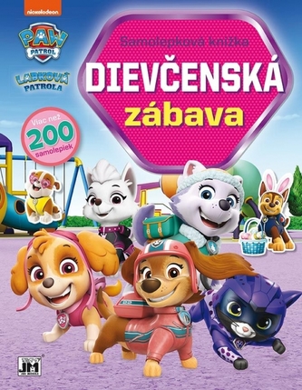 Samolepková knižka - dievčenská zábava - Labková patrola