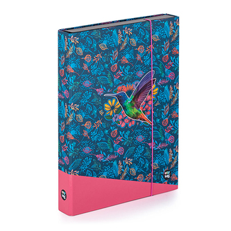 Box na sešity A4 Jumbo - Kolibřík