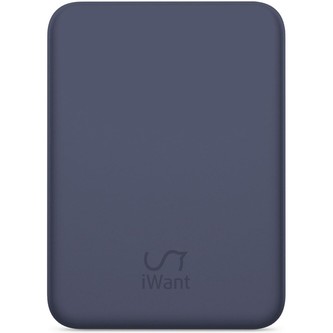 iWant MagSafe powerbanka 4200 mAh modrá