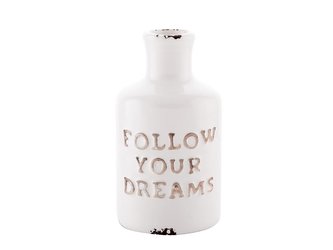 VÁZA DREAMS 15,5CM BÍLÝ