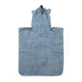 Poncho s kapucí froté, Powder Blue